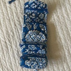 Vera Bradley "All Wrapped Up" Cosmetic Bag in the Blue Lagoon